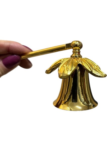 Çan Çiçeği Mum Söndürücü-Gold