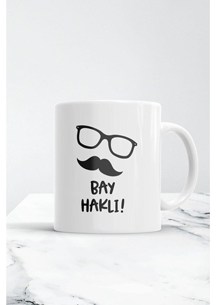 Bay Haklı Kupa Bardak