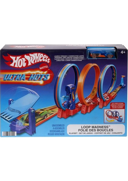 Bfs HPX93 Hot Wheels Ultra Hots Çılgın Çember Yarışı Seti