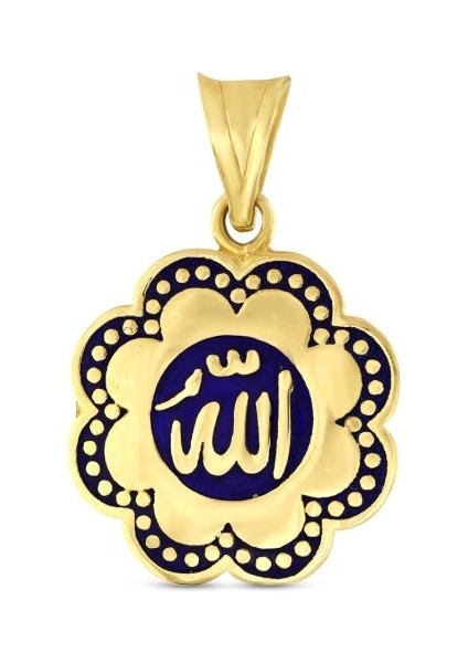 14 Ayar Maşallah Altın Kolye Ucu