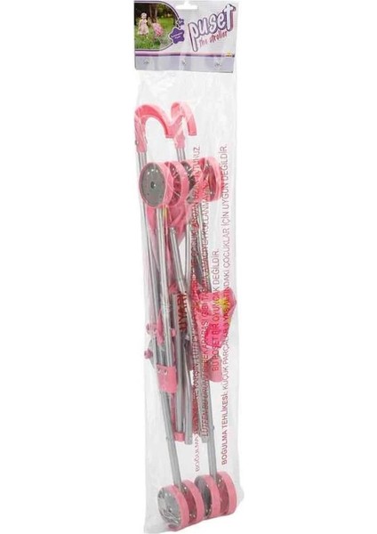 Bfs Nessiworld 13001 Katlanır Metal Baston Oyuncak Puset Çilek Desenli fırsatları