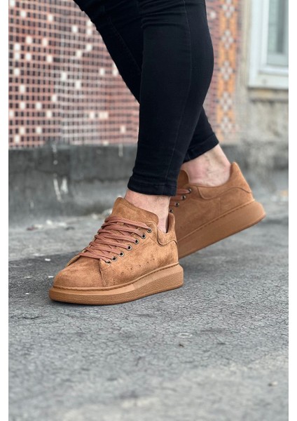 WG096 Taba Süet Günlük Erkek Casual Ayakkabı modelleri