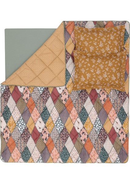 Astrid Tek Kişilik Uyku Seti - Hardal