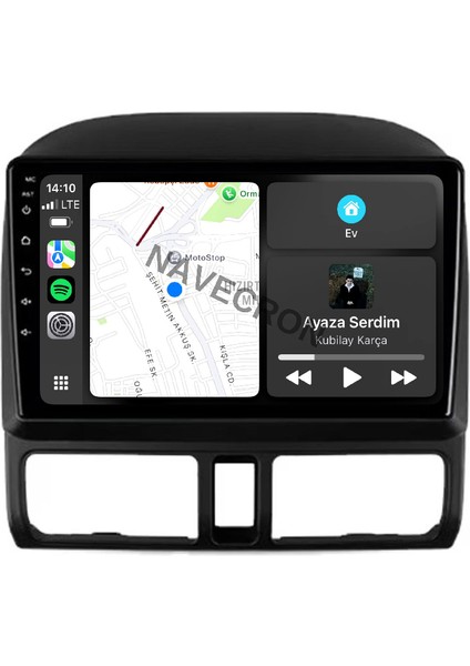 Honda Crv 2002-07 9" Uyumlu Android Multimedia Gerçek 4/64 Kablosuz Carplay Geri Görüş Kameralı