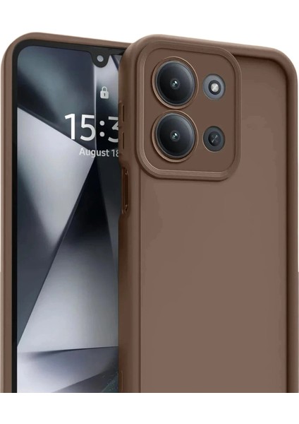 Xiaomi Redmi 15C 4g Viera Silikon - Kahverengi modelleri