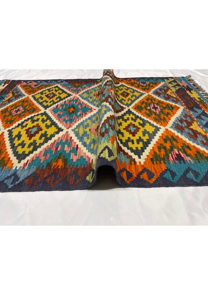 El Dokuma Afgan Kilim Yün Kök Boya indirimleri