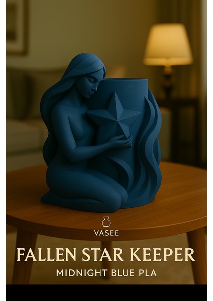 Kozmik Çekicilik Için Yıldız Şeklindeki Vazo Sanat Düzenleyicisi