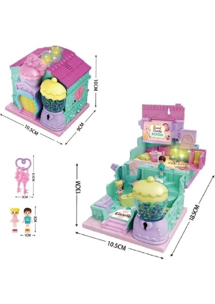 Bfs QF2910-11-12-13-14-15 Işıklı Müzikli Aksesuarlı Ev Serisi Açılıp-Katlanır modelleri