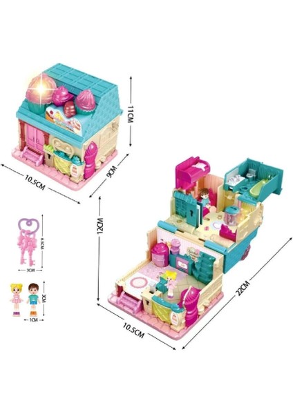 Bfs QF2910-11-12-13-14-15 Işıklı Müzikli Aksesuarlı Ev Serisi Açılıp-Katlanır indirimleri