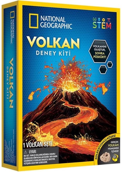 Bfs NAT02002 National Geographic Volkan Deney Kiti - Trvolcano2 +8 Yaş indirimleri