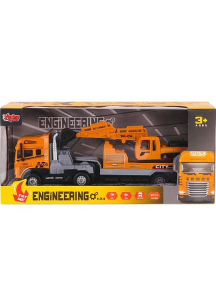 Bfs KLX800-241-42-43-44 Işıklı Müzikli Inşaat Tırı 1:24 -Vardem Oyuncak fırsatları