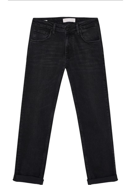 Erkek Normal Bel Fermuarlı Boru Paça Üst Kalite Jean Pantolon fiyatları