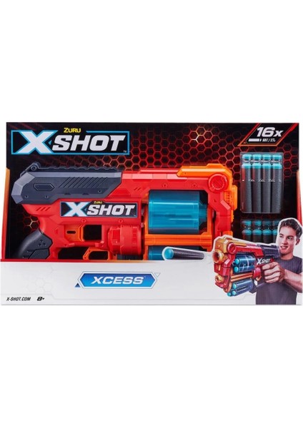 Bfs 36737 Zuru x Shot Sünger Atan Excel-Xcess 16 Mermili Silah fırsatları