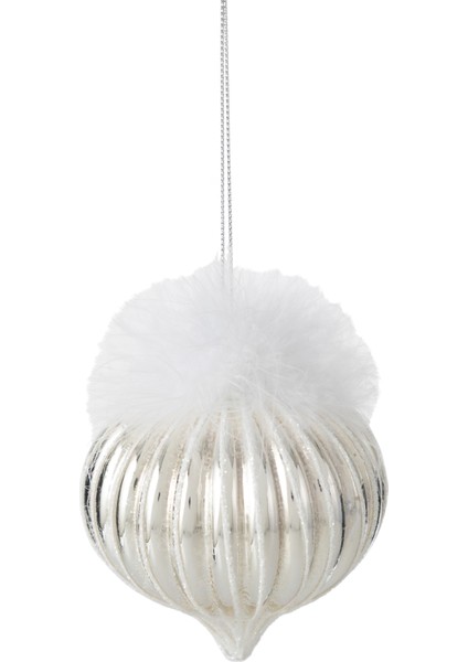 Puff Ağaç Süsü 8 cm