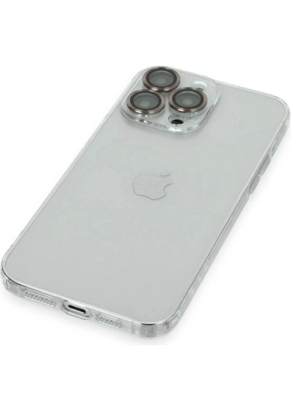 iPhone 13 Pro Kılıf Luko Lens Silikon - Gold fırsatları