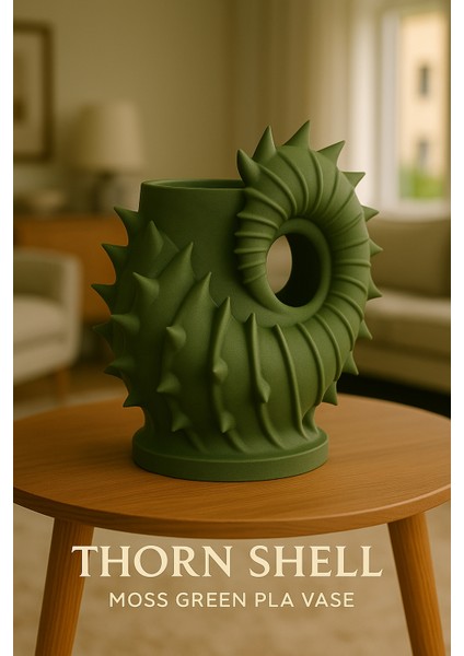 Deniz Dekoru Için Deniz Kabuğu Şeklinde Vazo Sanat Organizatörü