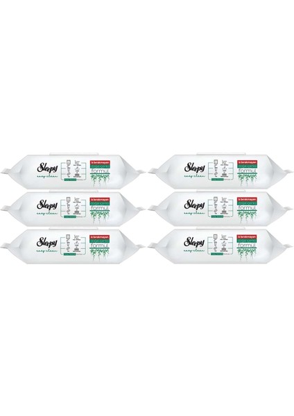 Easy Clean Yüzey Temizlik Havlusu 100 Yaprak Plastik Kapaklı (6 Lı Set) 600 Yaprak