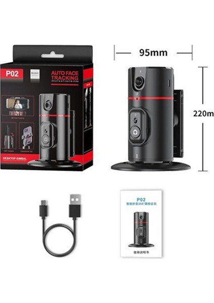 360° Otomatik Takip Akıllı Tripod Fototek P02 – Uygulamasız Telefon Sabitleyici Gimbal modelleri