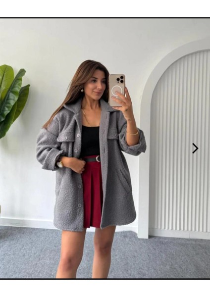 Kıvırcık Keten Ceket