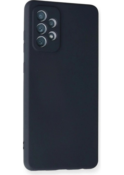 Samsung Galaxy A72 Kılıf Nano Içi Kadife Silikon - Lacivert fiyatları