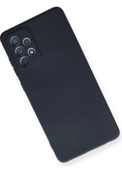 Samsung Galaxy A72 Kılıf Nano Içi Kadife Silikon - Lacivert modelleri