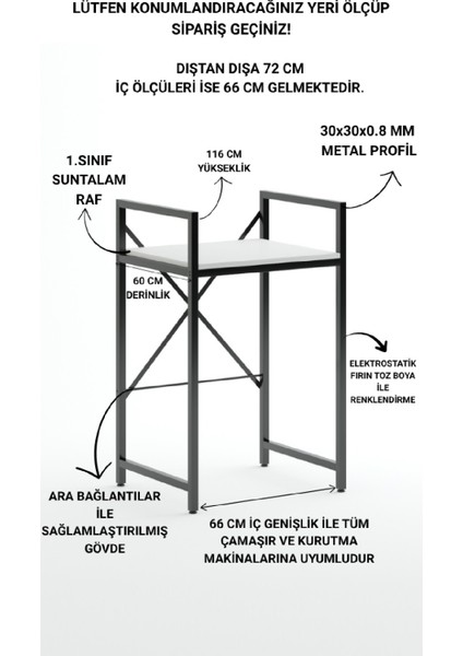 Çamaşır Makinası ve Kurutma Makinası Rafı Çamaşır Makinası Üstü Banyo Düzenleyici Raf fiyatları