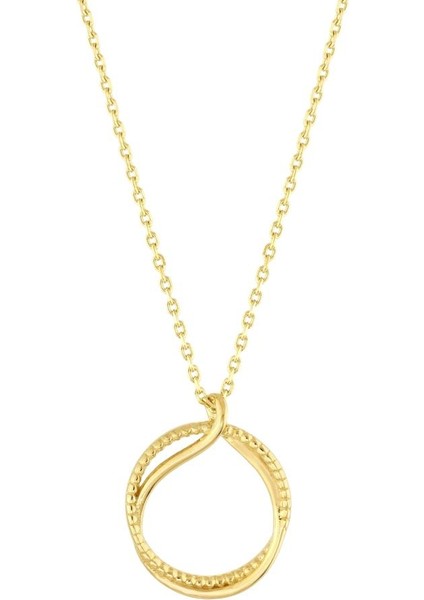 14 Ayar Döngü Tasarım Altın Kolye fiyatları