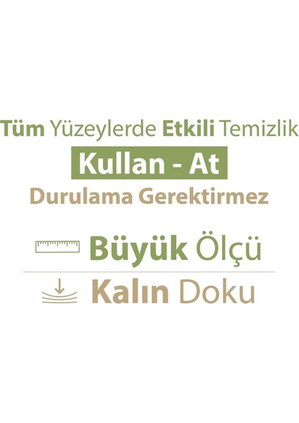 Easy Clean Arap Sabunu Katkılı Yüzey Temizlik Havlusu 100X3=300 Yaprak fiyatları