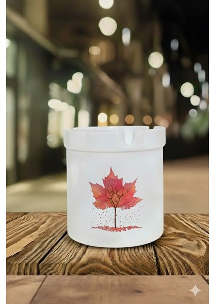 "yaprak" Tasarımlı Kokusuz At Söndür Porselen Küllük