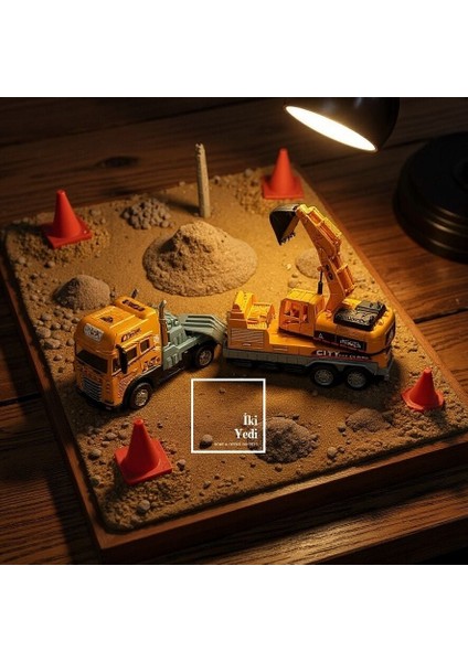 Bennett Ekskavatör Maketi Iş Makinesi Modeli Obje Ofis Hediyesi Müteahhit Mühendis Inşaat Tema fiyatları