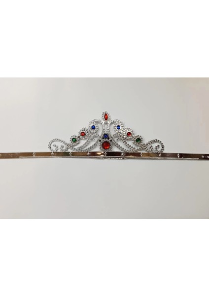 Bfs GÜMÜŞRENKPLASTIKPRENSESTACIKRALIÇETACI60CM