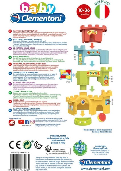 Bfs Nessiworld 17226 Baby Clementoni - Renkli Kale 10-36 Ay fırsatları