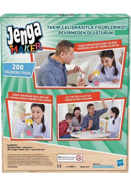 Bfs Nessiworld F4528 Hasbro Gaming - Jenga Maker +8 Yaş fırsatları