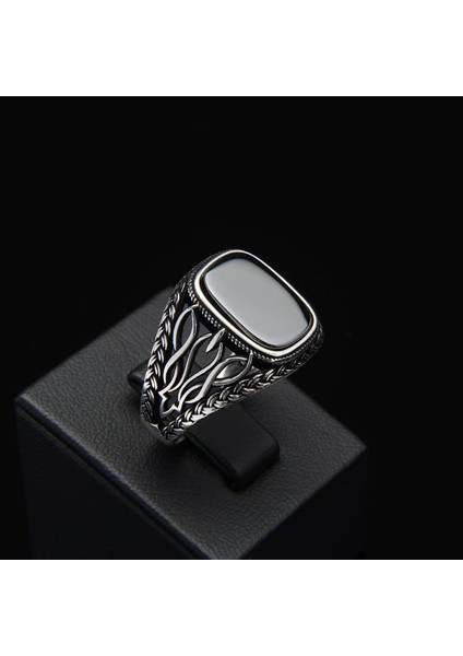 711A Siyah Zirkon Gümüş Yüzük fiyatları