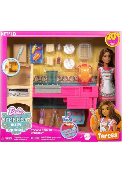 Bfs JCT06 Teresa ve Mutfağı Oyun Seti - Barbie And Teresa Recipe For Friendship