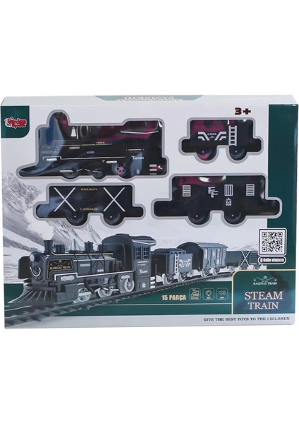 Bfs FF-1603C-4C Sesli ve Işıklı Buharlı Tren Oyun Seti -Vardem Oyuncak fiyatları