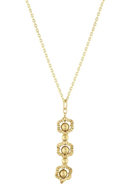 14 Ayar Daisy Tasarım Altın Kolye fiyatları