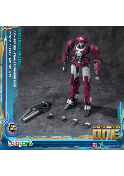 Transformers Elita-1 Başlangıç Rise Of The Beasts Amk Series Model Kit Parçalı Figür 17.5 cm modelleri