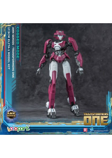 Transformers Elita-1 Başlangıç Rise Of The Beasts Amk Series Model Kit Parçalı Figür 17.5 cm