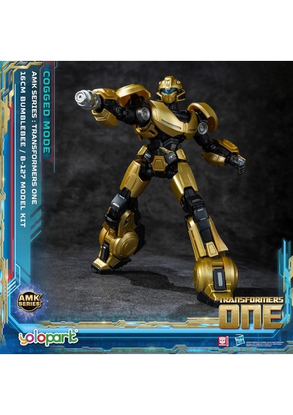 Transformers One Bumblebee Cogged Mode Amk Series Model Kit Parçalı Figür 16 cm modelleri