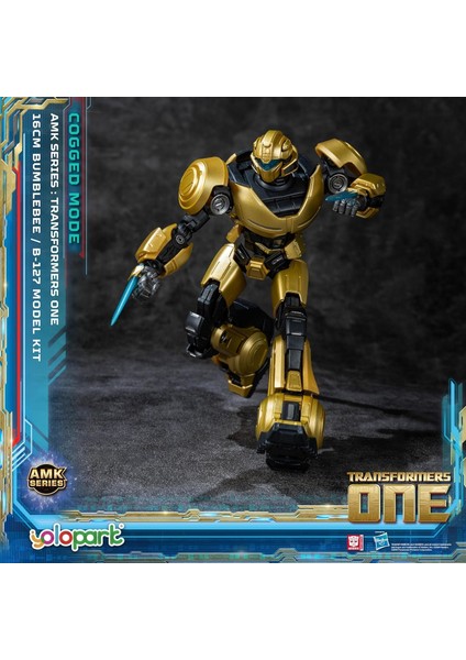Transformers One Bumblebee Cogged Mode Amk Series Model Kit Parçalı Figür 16 cm fırsatları