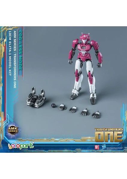 Transformers One Amk Series (Cog-Less Mode) M8 Elita-1 Model Kit Parçalı Figür 13 cm