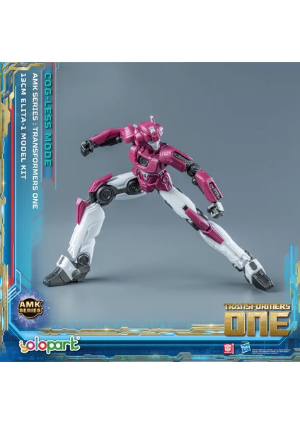 Transformers One Amk Series (Cog-Less Mode) M8 Elita-1 Model Kit Parçalı Figür 13 cm