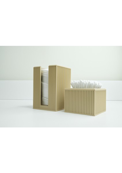 Set Organizer Da Bagno ve Coste Verticali – Porta Dischetti ve Bastoncini Cotone fırsatları