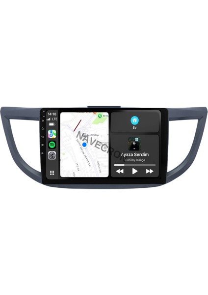 Honda Crv 2013-18 9" Uyumlu Android Multimedia Gerçek 4/64 Kablosuz Carplay Geri Görüş Kameralı