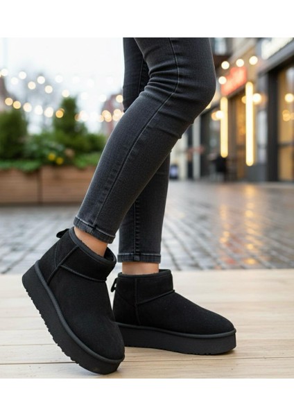 Sp Siyah Süet Içi Kürklü Bot fiyatları