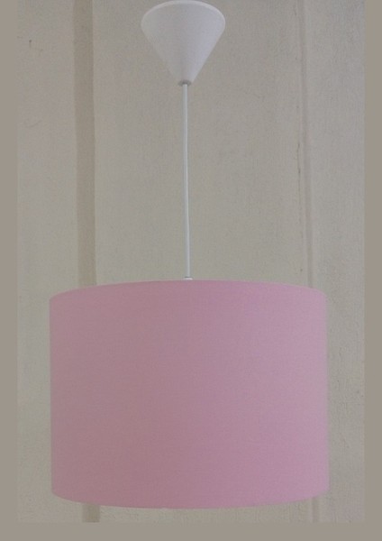 Pembe Kumaş Kaplama 2.li Set M-469 Yatak Odası Genç ve Çocuk Odası Avize ve Abajur Seti fiyatları