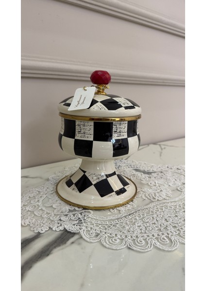 Dama Desenli Ayaklı Şekerlik (Elite Class) fiyatları