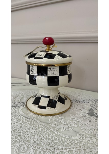 Dama Desenli Ayaklı Şekerlik (Elite Class) fırsatları