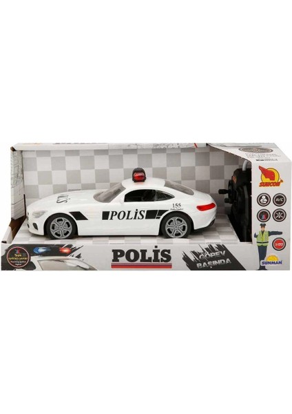 Bfs Nessiworld 20357 Uzaktan Kumandalı Suncon Işıklı Polis Arabası 21 cm